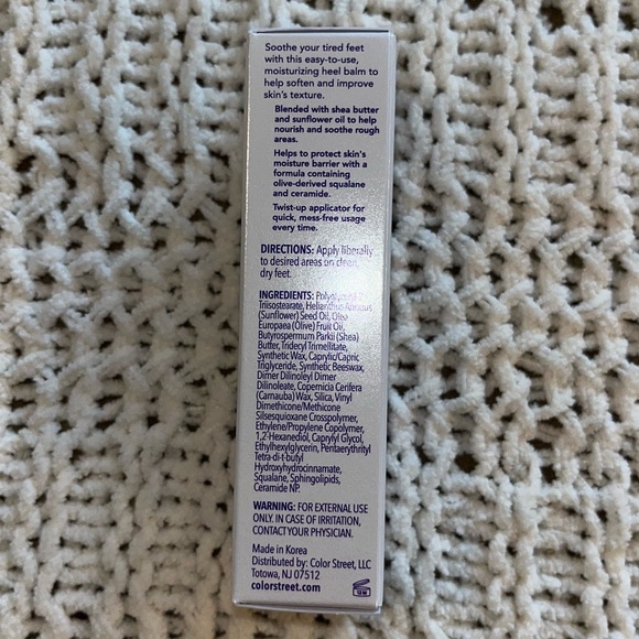 NIB ColorStreet Foot File and Heel Balm NEW at-home pedicure set - Picture 4 of 4